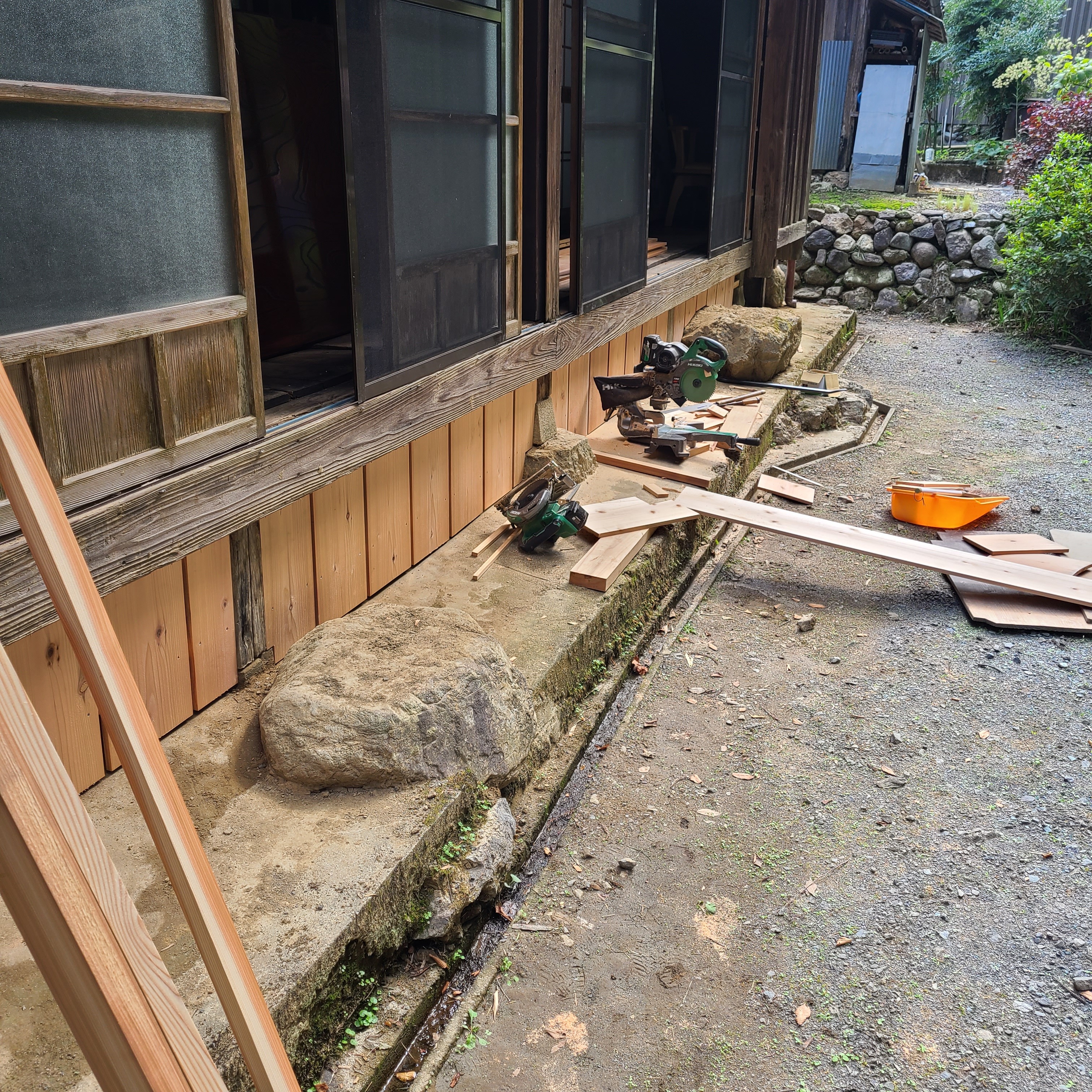 南越前町豪雨災害の修繕